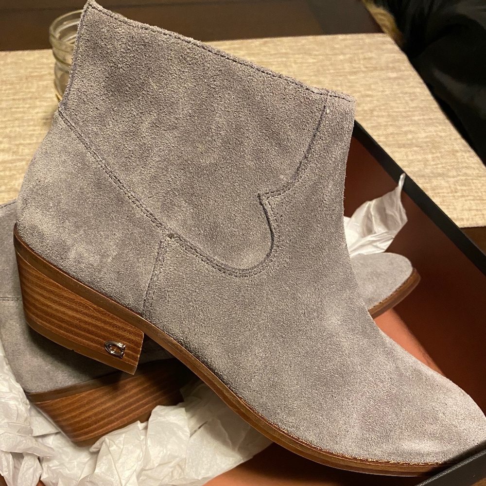 Coach Dannie coh suede booties